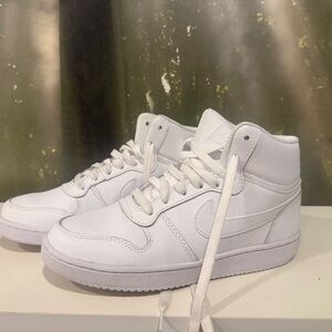 Nike White High-Top Sneakers